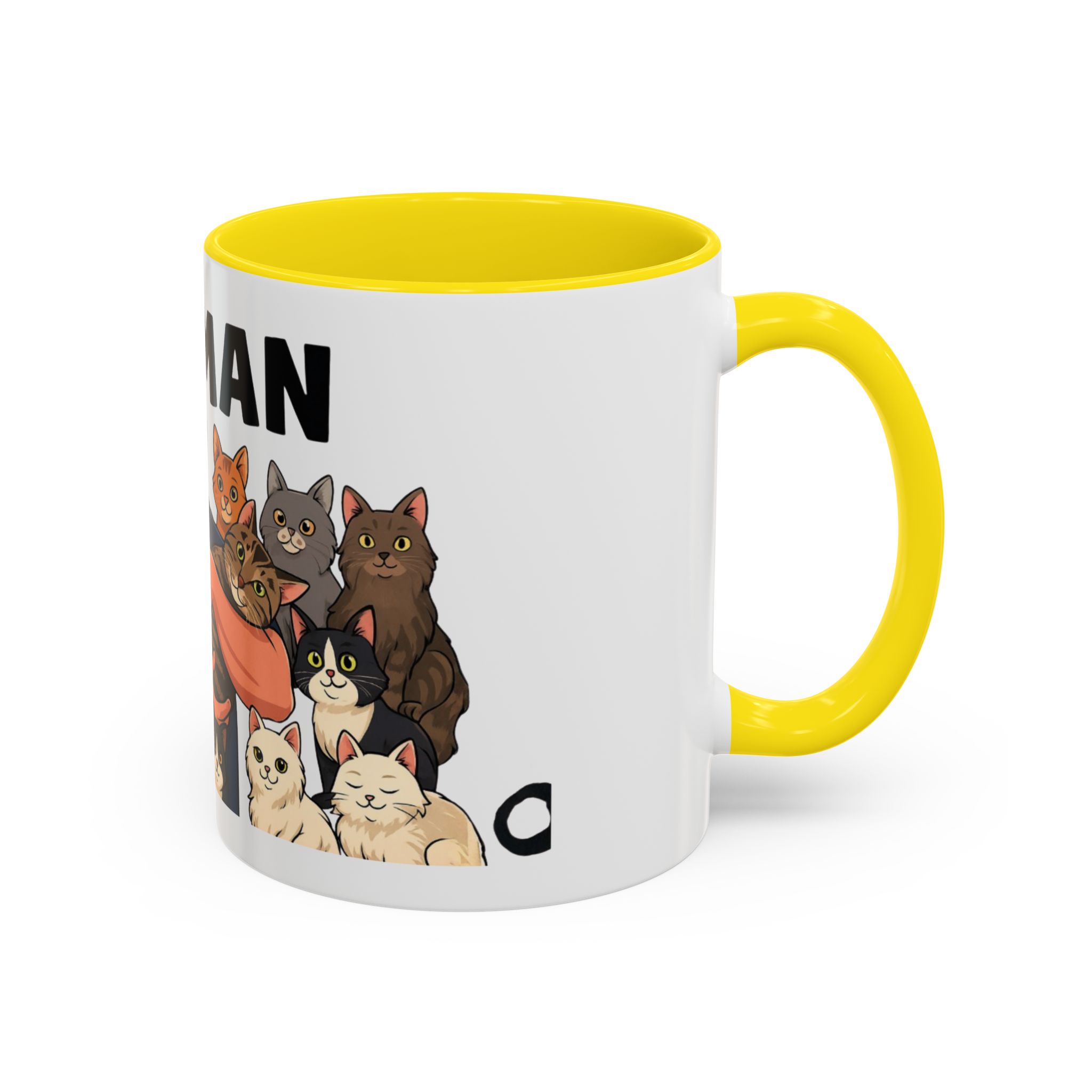 Cat Man Coffee Mug — Funny Cat Lover Accent Mug (11/15oz) - Image 28