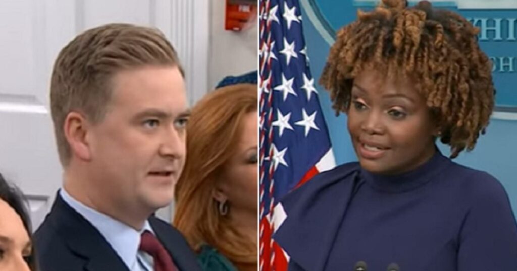 fake-news-holds-a-party:-presidents-of-abc,-msnbc,-and-numerous-corrupt-media-hacks-attend-going-away-party-for-wh-press-secretary-karine-jean-pierre-–-peter-doocy-did-not-make-the-list-|-the-gateway-pundit-|-by-jim-hoft