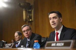 tom-cotton-rebukes-code-pink-‘lunatic’-disrupting-senate-intelligence-meeting-–-washington-examiner