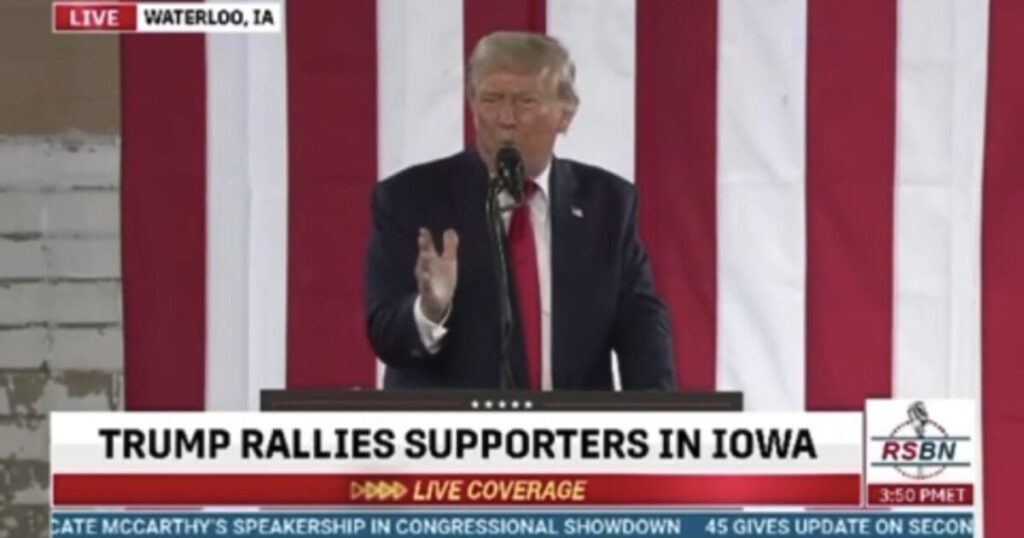 (video)-“israel-is-at-war,-and-the-united-states-must-support-israel”-–-trump-addresses-israel-attack-and-“weak”-joe-biden’s-failures-while-speaking-in-iowa,-vows-to-cut-off-funding-to-palestinian-terrorists-|-the-gateway-pundit-|-by-jordan-conradson