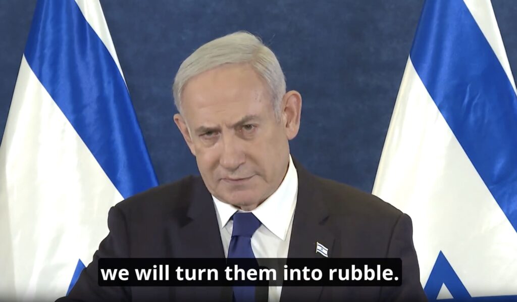 a-ground-invasion-of-gaza-is-coming:-prime-minister-benjamin-netanyahu-issues-stark-warning-to-hamas-–-tells-gaza-civilians-to-“leave-now-because-we-will-operate-forcefully-everywhere”-(video)-|-the-gateway-pundit-|-by-jim-hᴏft