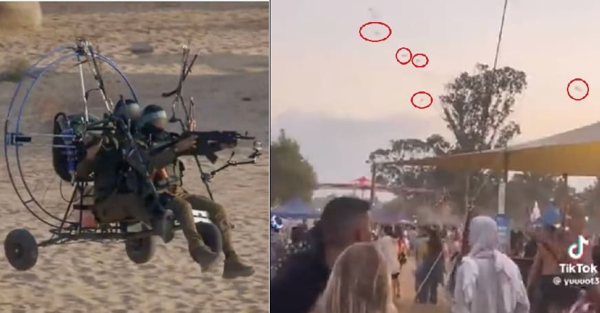 hamas-brags-and-posts-photo-of-the-paragliders-they-used-to-breach-israeli-border-and-murder-and-kidnap-innocent-kids-at-rave-party-|-the-gateway-pundit-|-by-jim-hoft