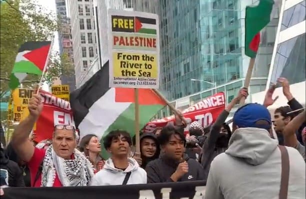 update:-ny-socialists-hold-pro-palestinian-rally-–-chant-“from-the-river-to-the-sea,-palestine-will-be-free”-–-following-hamas-mass-murder-of-over-700-jews-in-israel-raid-(video)-|-the-gateway-pundit-|-by-jim-hoft