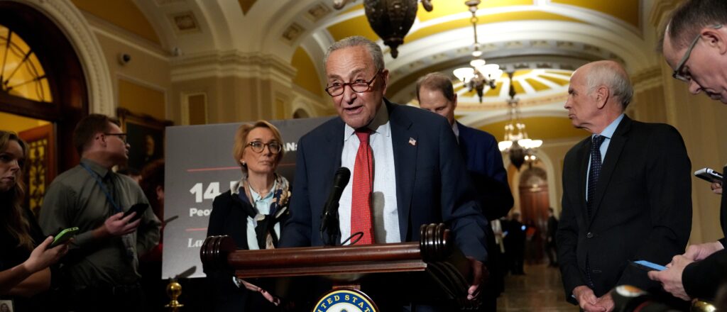‘national-security-threat’:-schumer-holds-doj-picks-over-trump’s-$400-million-qatari-jet-deal