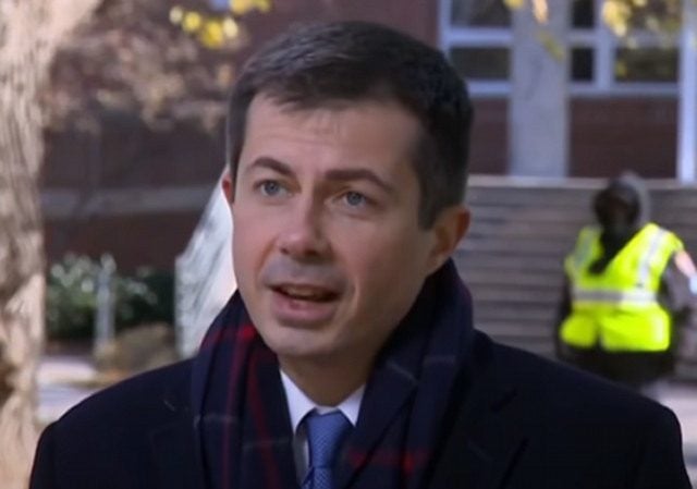 pete-buttigieg-chased-off-stage-at-event-by-left-wing-‘climate-activists’-(video)-|-the-gateway-pundit-|-by-mike-lachance