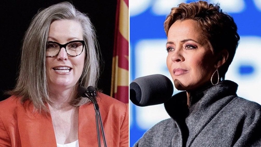 arizona-governor-katie-hobbs-tells-reporters-“we-wrote-the-playbook-on-beating-[kari-lake],”-says-she’s-“happy-to-share-it”-with-lake’s-2024-senate-opponent-|-the-gateway-pundit-|-by-jordan-conradson