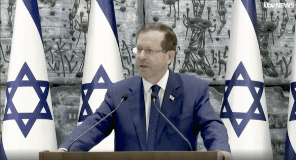 israeli-president-isaac-herzog-controversially-asserts-that-no-one-in-the-gaza-strip,-including-civilians,-is-innocent-|-the-gateway-pundit-|-by-jim-hᴏft
