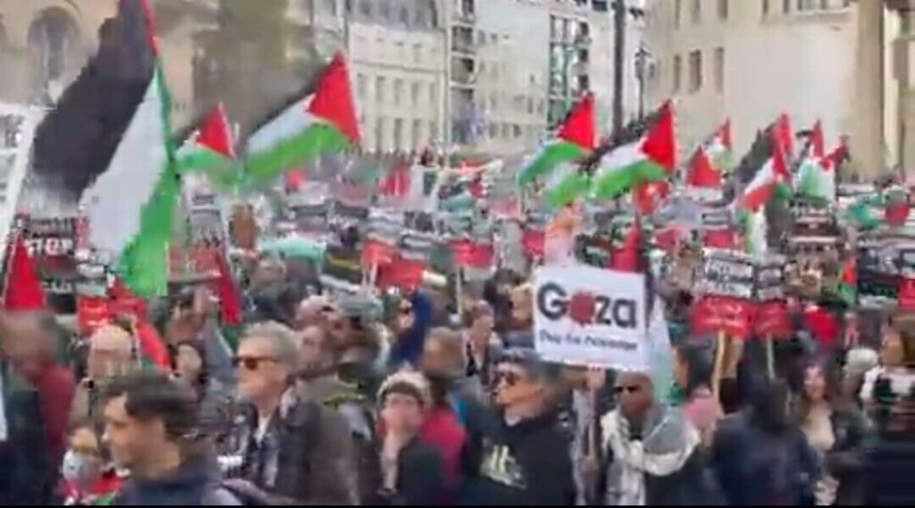 massive-pro-hamas-rally-in-london:-“from-the-river-to-the-sea,-palestine-will-be-free”-(video)-|-the-gateway-pundit-|-by-kristinn-taylor