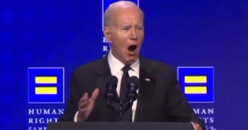 here’s-a-new-one…-joe-biden-starts-screaming,-mumbling,-garbling-his-words-during-speech-to-the-gays-|-the-gateway-pundit-|-by-jim-hoft