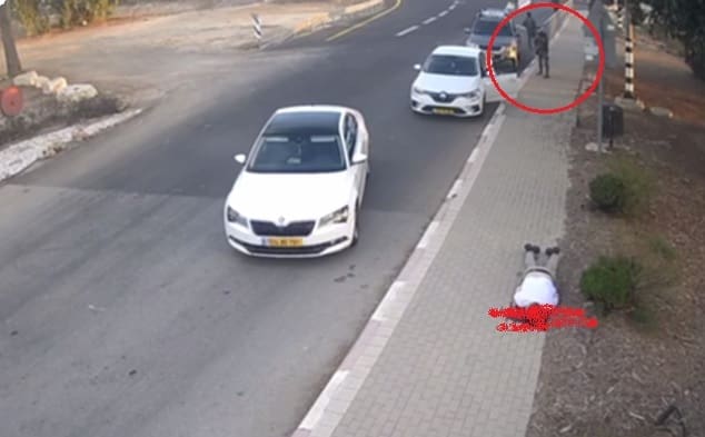 exclusive:-truly-barbaric-–-hamas-guns-down-innocent-israeli-fleeing-terrorists-during-sabbath-attack-–-then-use-his-corpse-as-target-practice-|-the-gateway-pundit-|-by-jim-hoft