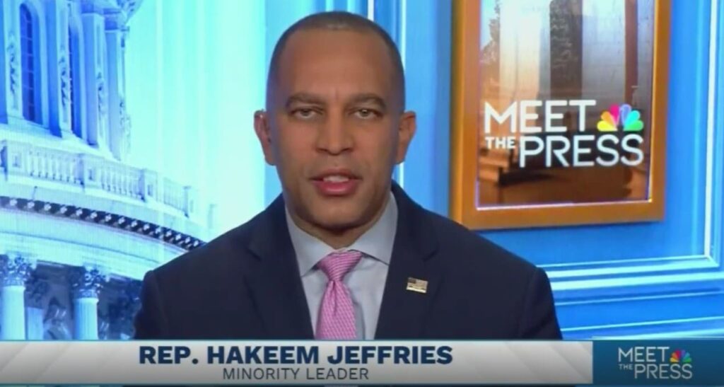 house-minority-leader-hakeem-jeffries-says-gop-rinos-are-working-deal-with-democrats-to-stop-jordan-–-concede-power-back-to-democrats-|-the-gateway-pundit-|-by-jim-hoft