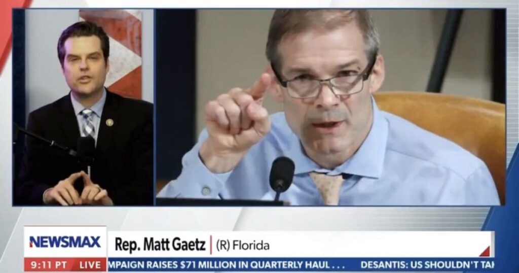 matt-gaetz-says-it’s-time-to-“turn-up-the-heat”-on-patrick-mchenry-to-schedule-election-for-new-speaker-–-rep.-dan-bishop-calls-jim-jordan’s-rino-opponents-“the-swampiest-pieces-of-the-republican-conference”-(video)-|-the-gateway-pundit-|-by-jordan-conradson