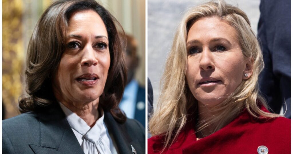 marjorie-taylor-greene-rips-vp-kamala-harris-for-her-‘weapons-of-war’-message