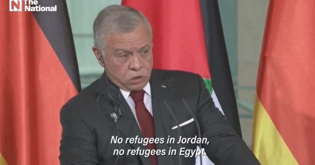“no-refugees-in-jordan,-no-refugees-in-egypt!”-–-king-abdullah-pushes-back-on-jordan-taking-palestinian-refugees-–-not-a-chance!-(video)-|-the-gateway-pundit-|-by-jim-hoft