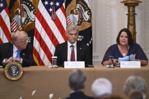 doge-administrator-makes-rare-appearance-at-white-house-event-–-washington-examiner