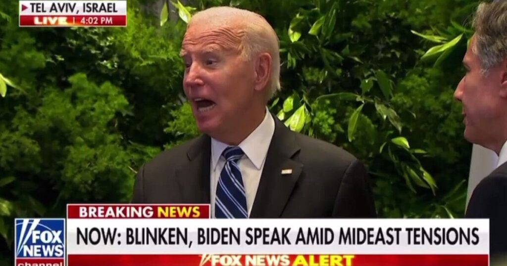 old-joe-biden-looks-completely-lost-as-tel-aviv-press-conference-ends-–-starts-shouting-at-someone-(video)-|-the-gateway-pundit-|-by-jim-hoft