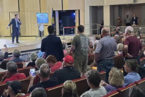 gop-braves-rowdy-town-halls-to-sell-trump’s-‘big,-beautiful’-law