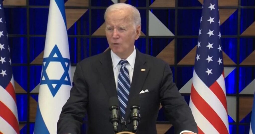 joe-biden-reads-weak-message-from-teleprompter-to-warn-iran-(video)-|-the-gateway-pundit-|-by-cristina-laila