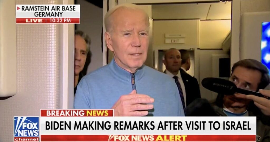 shocking!-biden-responds-to-news-of-alleged-gaza-hospital-attack:-says-hamas-needs-to-“learn-how-to-shoot-straight”-(video)-|-the-gateway-pundit-|-by-jim-hᴏft