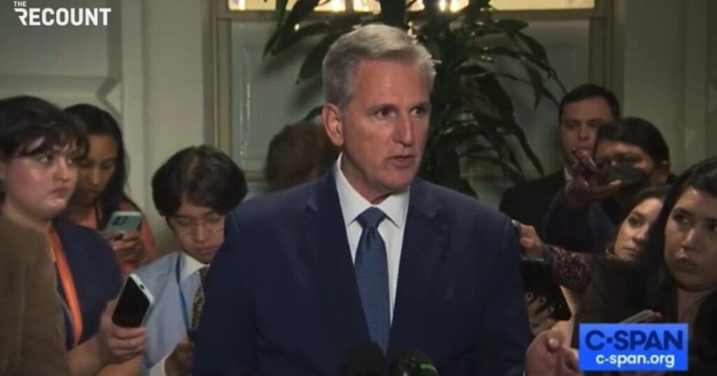 kevin-mccarthy-reveals-what-happened-in-closed-door-meeting-with-republicans…-and-his-explosive-exchange-with-matt-gaetz!-(video)-|-the-gateway-pundit-|-by-cristina-laila