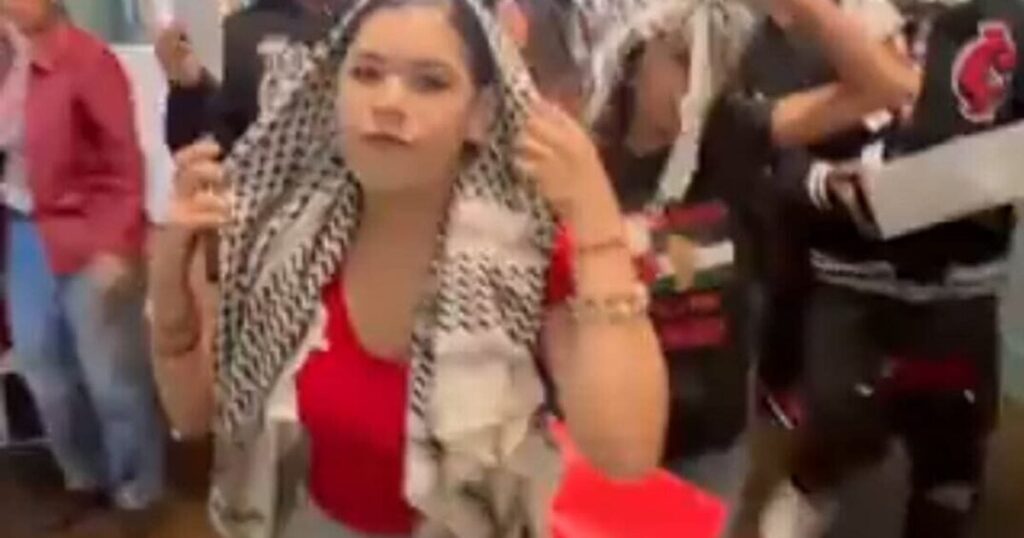 california:-high-school-students-march-through-hallway-chanting-genocidal-anti-israel-slogan,-“from-the-river-to-the-sea,-palestine-will-be-free”-(video)-|-the-gateway-pundit-|-by-kristinn-taylor