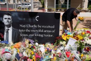 man-arrested-after-vandalizing-charlie-kirk-memorial-in-arizona