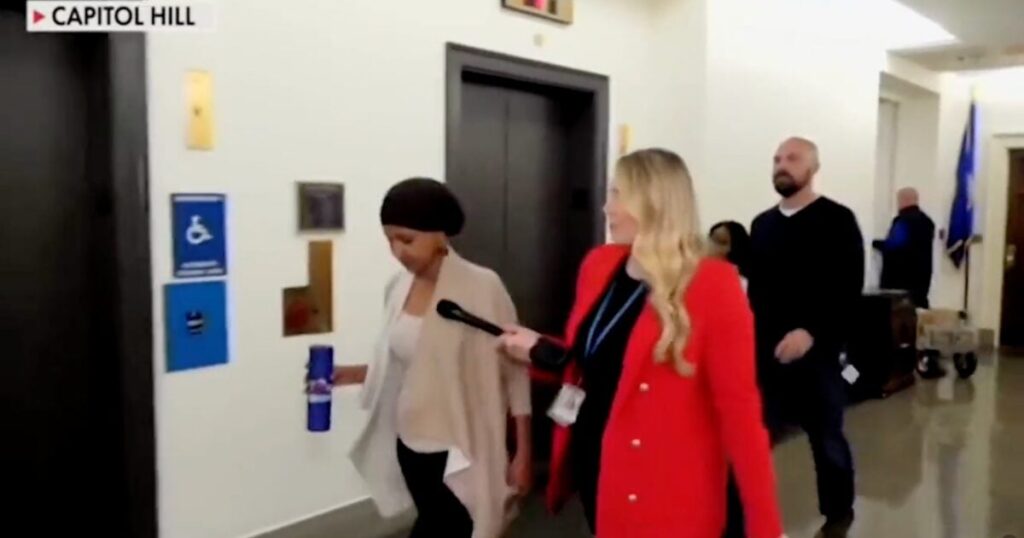 video:-vile-anti-semite-ilhan-omar-insults-fox-news-reporter-for-asking-tough-questions-about-her-calls-for-israel-to-stop-fighting-back-against-hamas-–-this-follows-her-meltdown-at-biden-over-war-|-the-gateway-pundit-|-by-cullen-linebarger