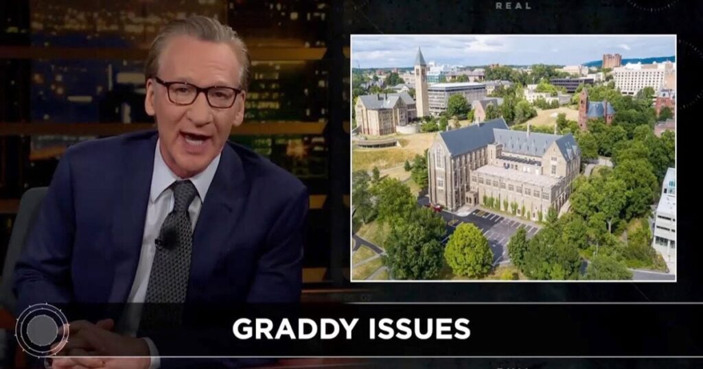 bill-maher-argues-against-going-to-elite-colleges,-warns-they-make-students-‘stupid’-and-promote-‘indoctrination’-–-“if-ignorance-is-a-disease,-harvard-yard-is-the-wuhan-wet-market”-|-the-gateway-pundit-|-by-jim-hᴏft
