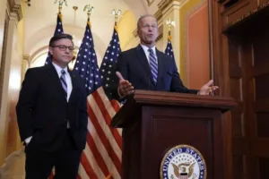 watch-live:-johnson-and-thune-hold-a-press-conference