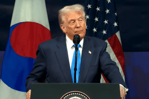 trump-declares-the-us-as-‘hottest-country’-in-opening-remarks-in-south-korea