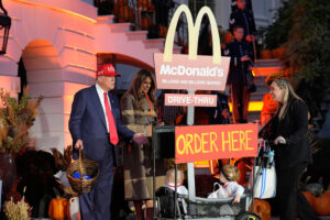 photos:-white-house-halloween-sees-mcdonald’s-drive-thru-roll-through