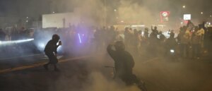 la-police-deploy-tear-gas-on-rowdy-dodgers-fans-following-world-series-win