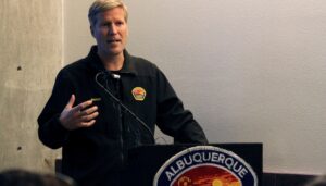 albuquerque-mayor-bashes-rival-for-‘i-heart-tim-keller’-sweatshirts-for-homeless
