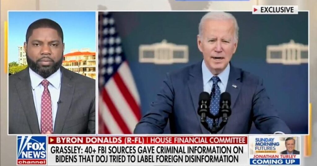 gop-rep.-byron-donalds-says-new-evidence-showing-payments-made-on-behalf-of-joe-biden-to-surface-(video)-|-the-gateway-pundit-|-by-cristina-laila