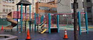 police-investigating-after-someone-painted-dozens-of-red-swastikas-on-playground-slides