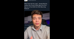 victor-reacts:-the-senate-must-pass-the-save-act!-(video)-|-the-gateway-pundit-|-by-victor-nieves