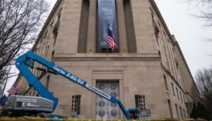 giant-trump-banner-hung-on-justice-department-headquarters