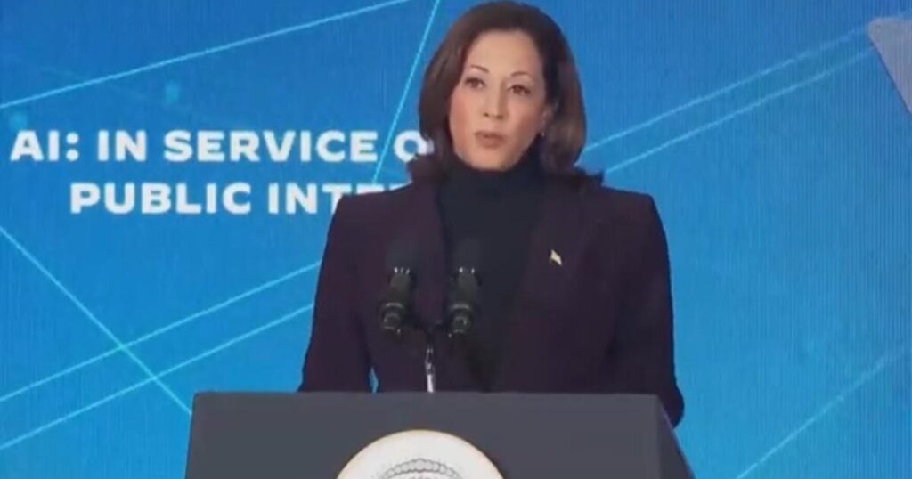 kamala-harris-embarrasses-herself-on-world-stage-during-speech-on-ai-(video)-|-the-gateway-pundit-|-by-cristina-laila