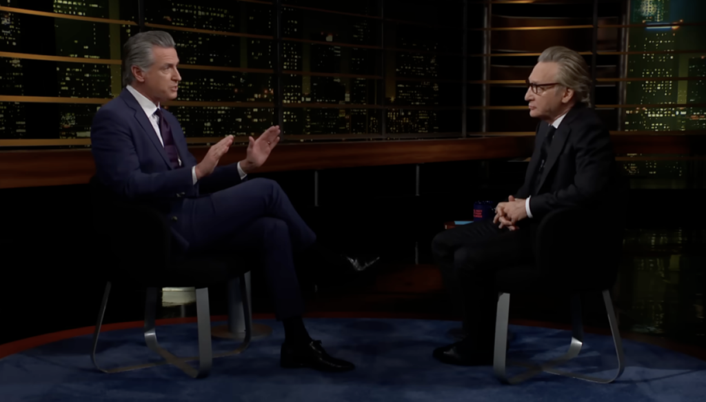 bill-maher-compares-gavin-newsom-to-trump:-‘you-are-imitating-him’