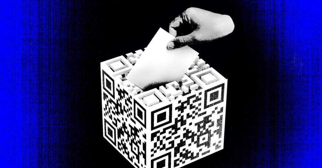 a-conspiracy-theory-about-qr-codes-has-led-to-chaos-ahead-of-georgia’s-midterms