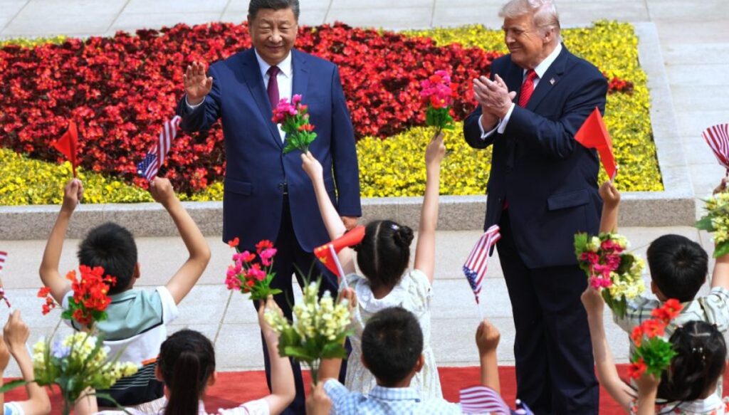 trump-and-cabinet-officials-welcomed-by-xi-at-china’s-great-hall-of-the-people