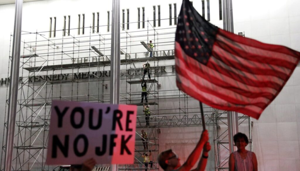 kennedy-center-workers-start-to-remove-trump’s-overnight