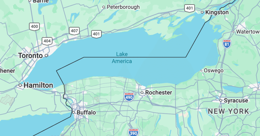 google-maps-now-shows-‘lake-america’-instead-of-lake-ontario