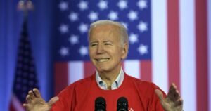 biden-jokes-‘that-wasn’t-me’-after-someone-falls-during-uaw-speech