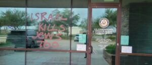 gop-texas-rep’s-district-office-vandalized-with-anti-israel-slogans