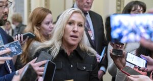 mtg-takes-swipe-at-speaker-johnson-over-slowed-pace-of-biden-impeachment-proceedings