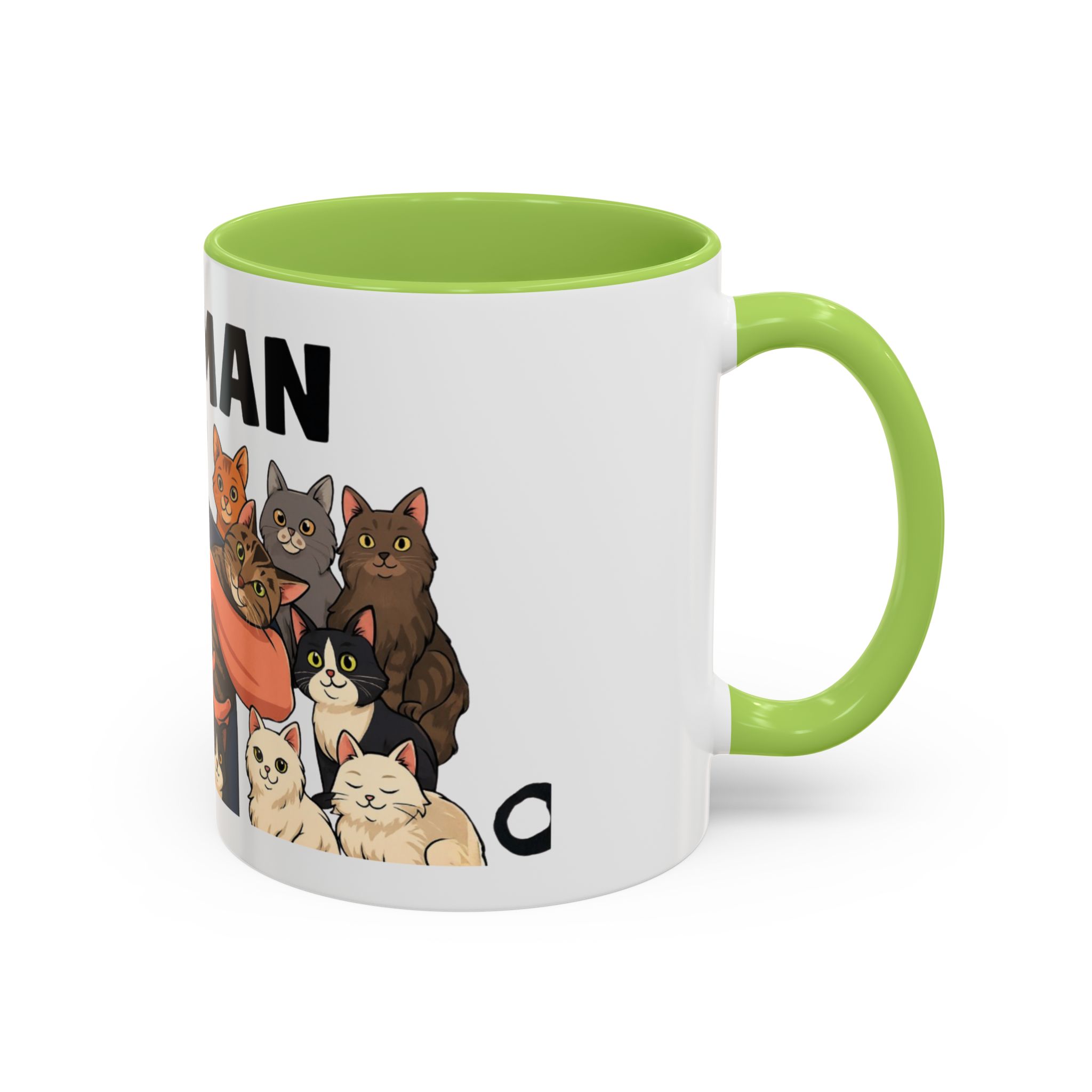 Cat Man Coffee Mug — Funny Cat Lover Accent Mug (11/15oz) - Image 16
