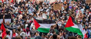 ‘strong-signal’:-elite-university-students-hold-weeks-long-pro-palestinian-sit-in-protest
