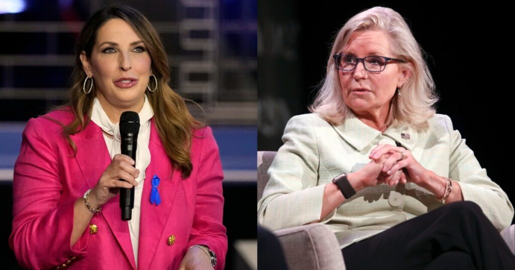 liz-cheney-attacks-trump-and-under-fire-rnc-boss-ronna-mcdaniel-as-2024-rumors-swirl