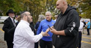 john-fetterman-attends-pro-israel-rally